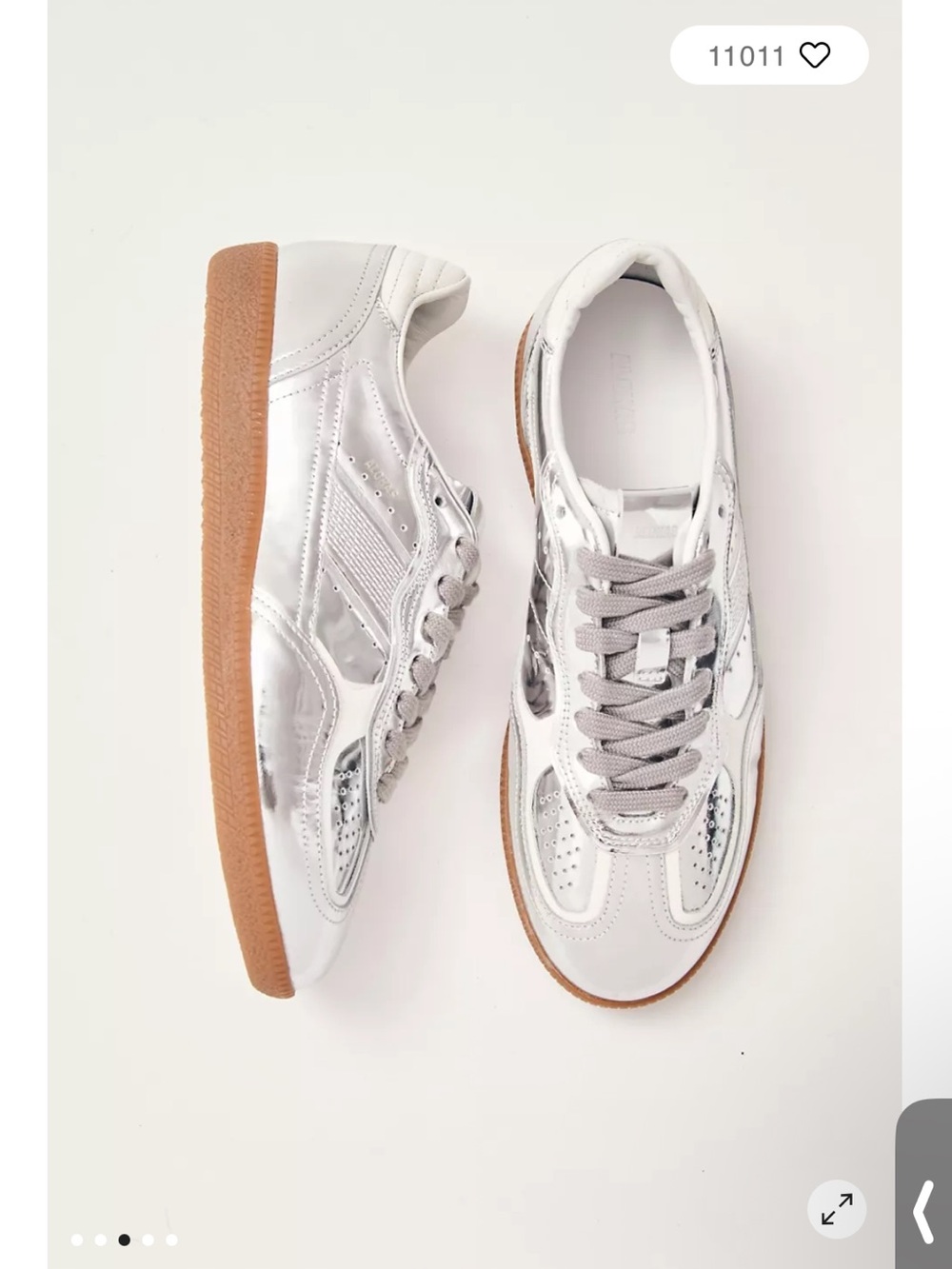 ALOHAS TB.490 Rife Shimmer Silver Sneaker